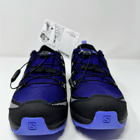 SALOMON XA PRO V8 CS WATERPROOF TRAIL RUNNING SHOES KIDS' SIZE 5 ••BRAND NEW •• - Picture 3 of 7
